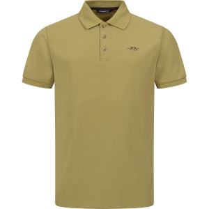 Tricou polo bărbătesc Blaser Solid Matt Gold – Design clasic din material piqué, durabil și elegant pentru utilizare versatilă