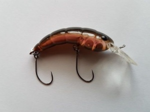 Vobler Colmic Herakles Trout Area Moth Crawler, 3.7cm