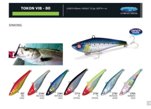 Vobler Damiki Tokon VIB-80 8cm 23.5g Sinking 273H - Img 3