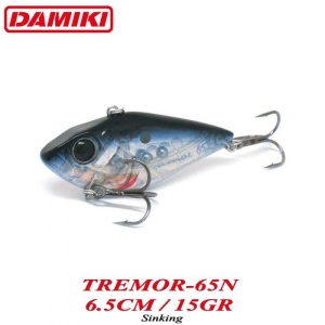 Vobler Damiki Tremor 65N 6.5cm 15g Sinking Real Shad - Img 2