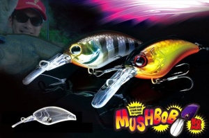 Vobler Jackall Mushbob 50MR 5.9cm 9.5g Katsu Moebi Shad - Img 3