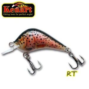 Vobler Kenart Baster 3.5cm 3g Sinking Rainbow Trout