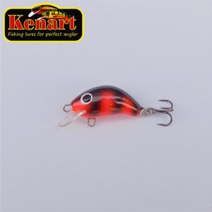 Vobler Kenart Hunter 3cm 3g sinking Red Black
