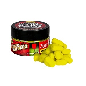 Wafters Benzar Pro Corn Midi 10mm, momeală critic echilibrată pentru method feeder, cu formă de porumb și flotabilitate slow suspending, ideală pentru crap.