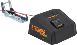Anchoră electrică premium de proovă Stronger Steelhands 30 (SH-30), echipată cu motor de 85W la 12V, carcasă din plastic ABS rezistent la UV, ruliu din oțel inoxidabil, tambur cu frânghie de 30m și funcție de coborâre în cădere liberă (free fall).