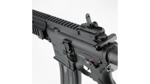 Umarex HK416 A5 Sportsline – armă airsoft electrică 6mm, 1.0J, 160 BB, construcție polimer rezistent, gearbox ECU, pat reglabil, șină Quad Picatinny, alimentare LiPo.