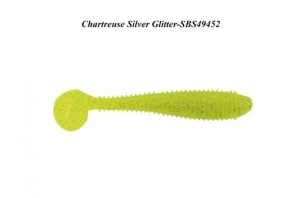 Bass Assassin Litle Boss 9cm Chartreuse Silver Glitter