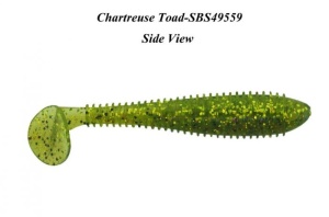 Bass Assassin Litle Boss 9cm Chartreuse Toad