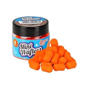 Benzar Mini Wafters 4mm – micro momeli critic echilibrate pentru method feeder, cu arome intense și culori vizibile, ideale pentru pescuit fin și ape intens pescuite.