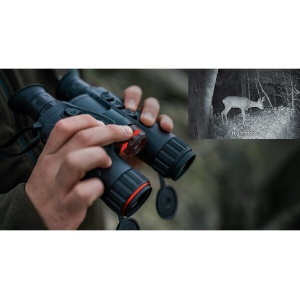 Binoclu multispectral Hikmicro Habrok 4K HQ35L, senzor termic 640×512, vizual 4K UHD, zoom 5.5–22x60, LRF 1000m, IR 940nm și memorie 64GB – performanță premium pentru vânătoare