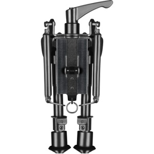 Bipod Hawke Reglabil 15–23 cm – stabilitate, precizie și reglaj fin pentru tragere controlată.