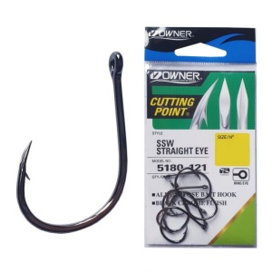 Carlig Owner 5180 SSW Straight Eye Nr 4 10buc/plic