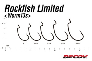 Cârlige Offset Decoy Worm 13S Rock Fish Limited - Img 3