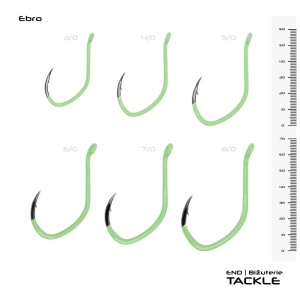 Cârlige Vagner Hook Ebro – Cel mai popular model de cârlig pentru somn, cu ochet sudat, strat luminescent și forță de neegalat pentru capturi trofeu