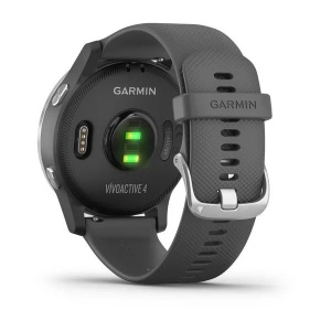Ceas Garmin Vivoactive 4 Shadow Grey Cu Carcasă Argintie - Img 7