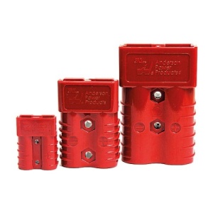 Conector Rapid 280A Anderson, Roșu, Heavy Duty, Cabluri până la 60mm2