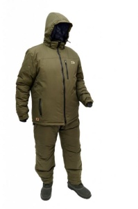 Costum pescuit iarnă Daiwa Winter Carp Olive Green impermeabil 5000mm