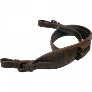 Curea Lata Pentru Arma Nobil Hunt 3 Posturi Din Piele Maro