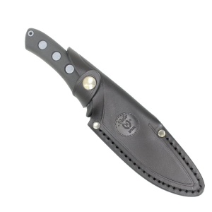 Cuțit Miguel Nieto Linea Aventura 3150 – Instrument outdoor ultra-ușor cu lamă de 120mm din oțel AN-58, mâner ergonomic din ABS + Forprene și teacă din piele