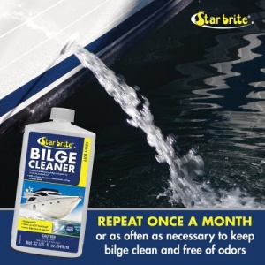 Star Brite Heavy Duty Bilge Cleaner – Soluția inteligentă pentru o santină impecabilă, eliminând mirosurile și reziduurile de hidrocarburi cu efort minim în timpul navigării.