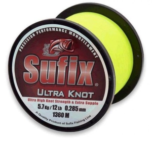 Fir Monofilament Sufix Ultra Knot Yellow 640m - 2400m