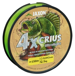 Fir Textil Jaxon Crius 4X Ultralight Flash Green 150m