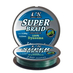 Fir Textil L&K Super Braid Verde 150m