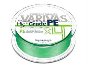 Fir textil Varivas High Grade PE X4 Flash Green 150m
