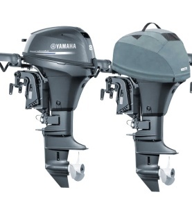 Husa Cap Motor Yamaha Ventilata Oceansouth, Motor 2 Cilindri 8-9.9 CP, An 2013-Prezent, Gri