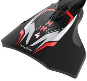 : Hydrofoil StingRay XR4 pentru motoare de 40 - 300 CP – Stabilizator nautic de înaltă performanță fabricat în SUA, nivel maxim de ridicare (Nivel 3), finisaj next-gen și montaj rapid în 2 șuruburi.