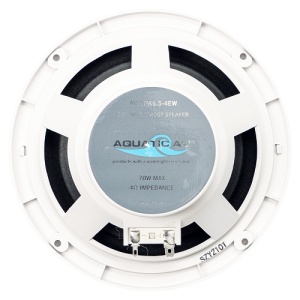Kit Audio Marine Aquatic AV GP1 + Boxe Economy 160W – Sistem complet alb cu player compact Bluetooth, 2 boxe de 6.5 inch și accesorii de montaj din inox, certificat IP65.