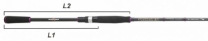 Lanseta Sakura Stingray Egi Spinning STS 822M 2.48m 7-30g 2seg - Img 3