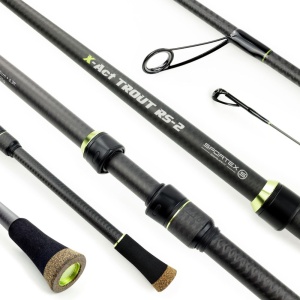 Lansetă Sportex X-Act Trout RS-2– blank Toray Carbon, greutate ultra-redusă și sensibilitate maximă pentru pescuit precis la păstrăv
