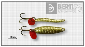 Lingurita Oscilanta Berti Taifun Micro Diamond 4cm 3g Gold