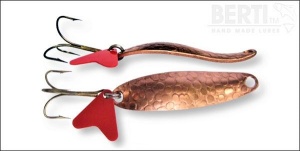 Lingurita Oscilanta Berti Taifun Nr.1 53mm 7g Dragon Skin Cupru