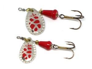 Lingurita Rotativa Ilba Spark Classic Silver/Red Nr 1 3g - Img 3