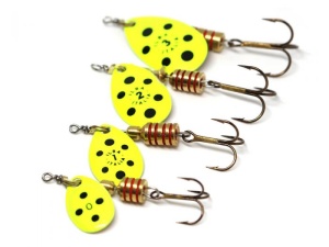 Lingurita Rotativa Ilba Tondo Fluo Fluorlemon/Black Nr3 7g - Img 5
