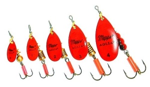 Lingurita Rotativa Mepps Aglia Fluo Red nr.1 3.5g