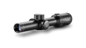 Luneta Hawke Frontier 1–6x24 L4A DOT/IR, cu optică H7 și reticul iluminat, ideală pentru vânătoare dinamică și trageri rapide