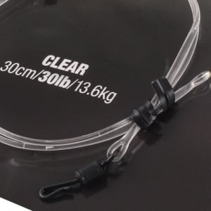 Montura Korda Dark Matter QC Swivel Leader Clear 30cm 30lbs - Img 2