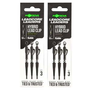 Montura Korda Kable Leadcore Leader Hybrid Lead Clip 50cm - Img 2
