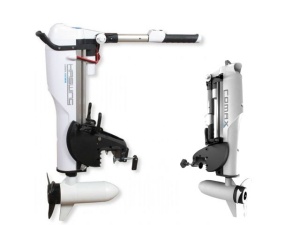 Motor electric Haswing Comax 55 lbs – detaliu produs, montaj pe oglinda bărcii