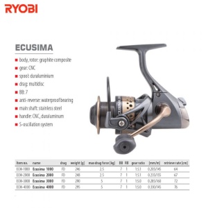 Mulineta Ryobi Ecusima 4000FD | Model 2022 - Img 3