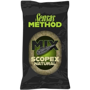 Nada Sensas Method Mix 1kg pachet prezentare arome Yellow Corn Scopex si Red Krill.