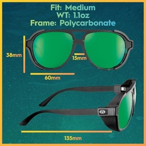 Ochelari Flying Fisherman Legasea Matte Black Blue Smoke-Blue Mirror - Img 2
