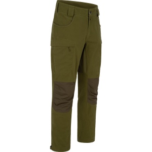 Pantaloni vânătoare Blaser Silence 2L Dark Olive Dark Brown impermeabili și silențioși cu fante de aerisire.