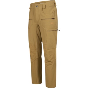 Pantaloni vânătoare Blaser Striker SL Rubber Brown, Cordura® extra-rezistentă, zone întărite, inserții elastice și buzunare multiple pentru utilizare intensivă.
