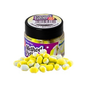 Pelete cârlig Benzar Mix Bicolor Method Pellet – momeală flotantă cu două arome și două culori, creată pentru method feeder și pescuit eficient la crap