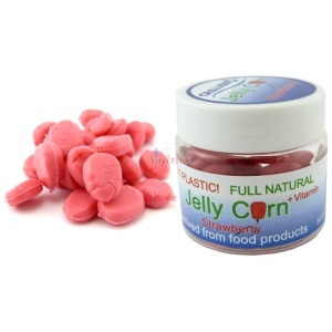 Porumb artificial Cralusso Jelly Corn ecologic, cu consistență maleabilă și aromă intensă eliberată până la 6 ore, ideal pentru method feeder și pescuit la crap.