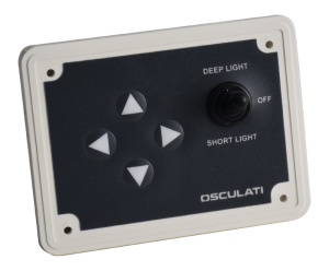 Proiector cu telecomanda Evo LED 27W 12V Osculati 2600 Lumeni cu raza SPOT de 320m si carcasa ABS rezistenta la UV.